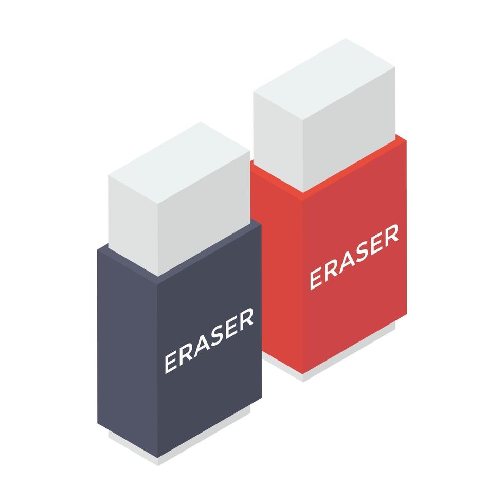 Trending Erasers Concepts vector