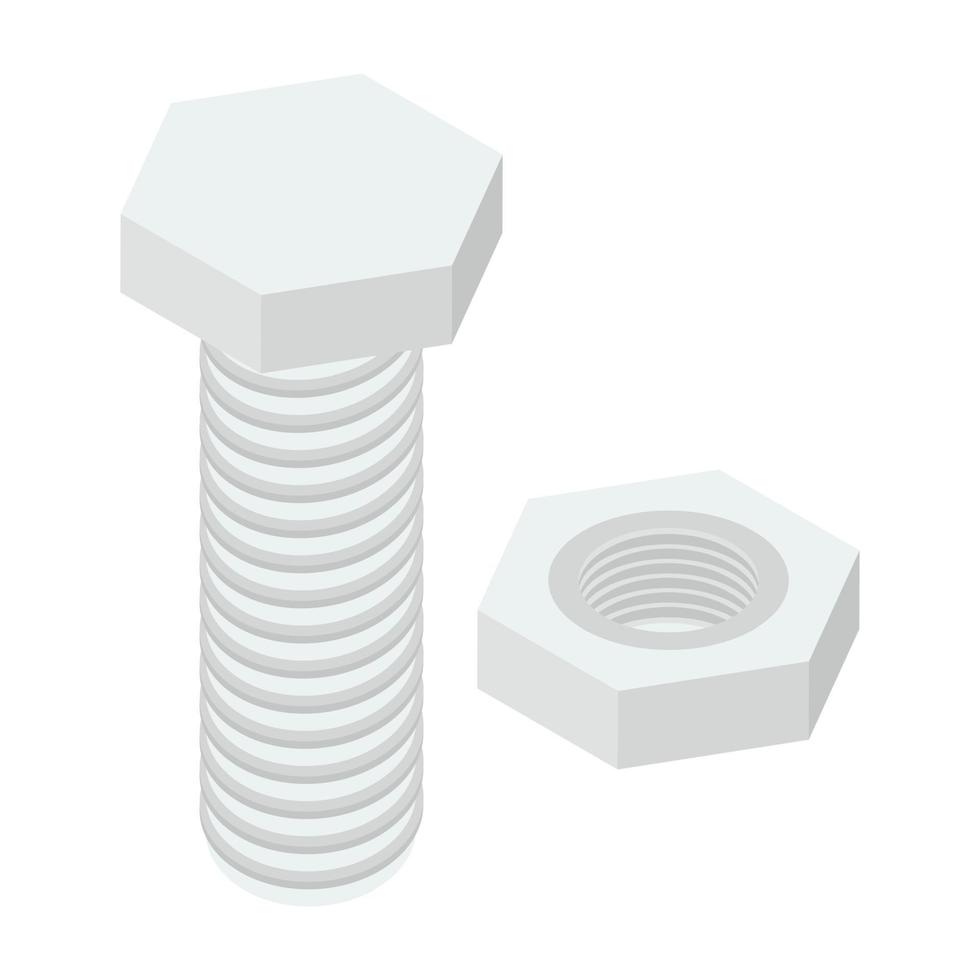 Bolt And Nuts vector