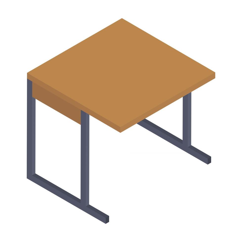 School Desk Concepts vector