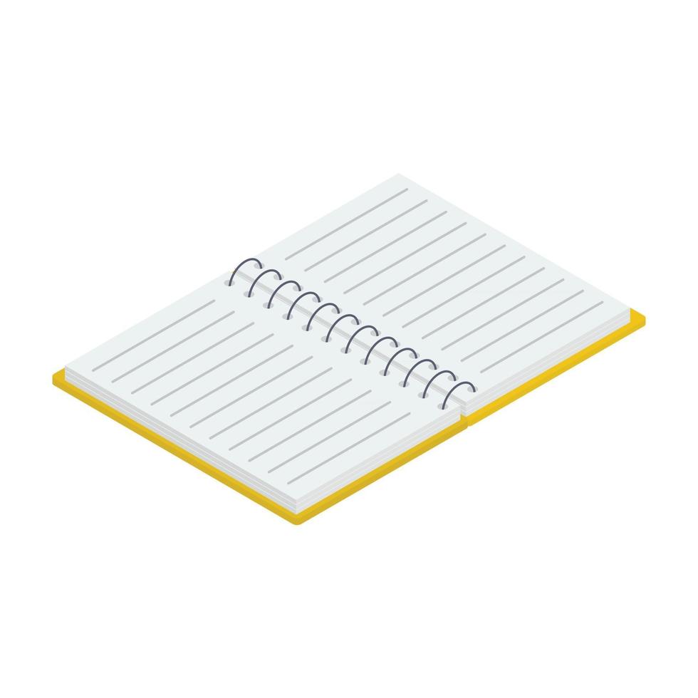 Open Notebook Concepts vector