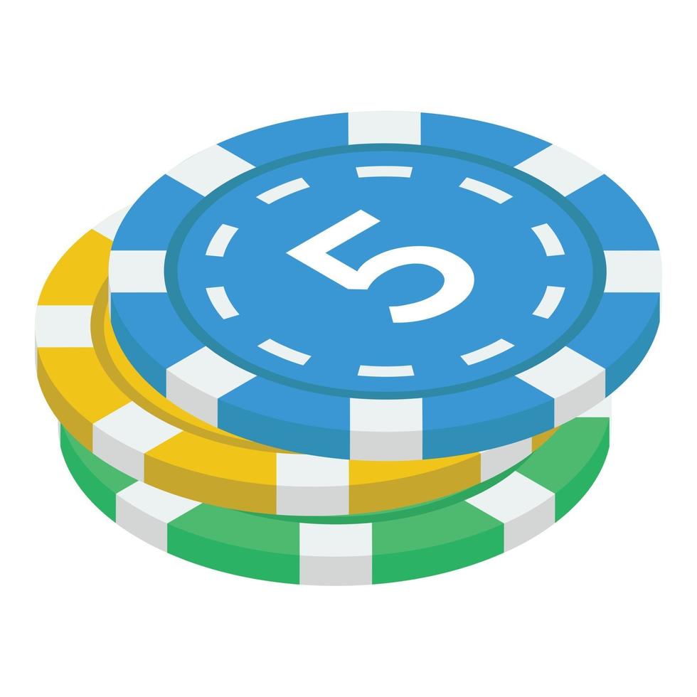 Casino Poker chips vector