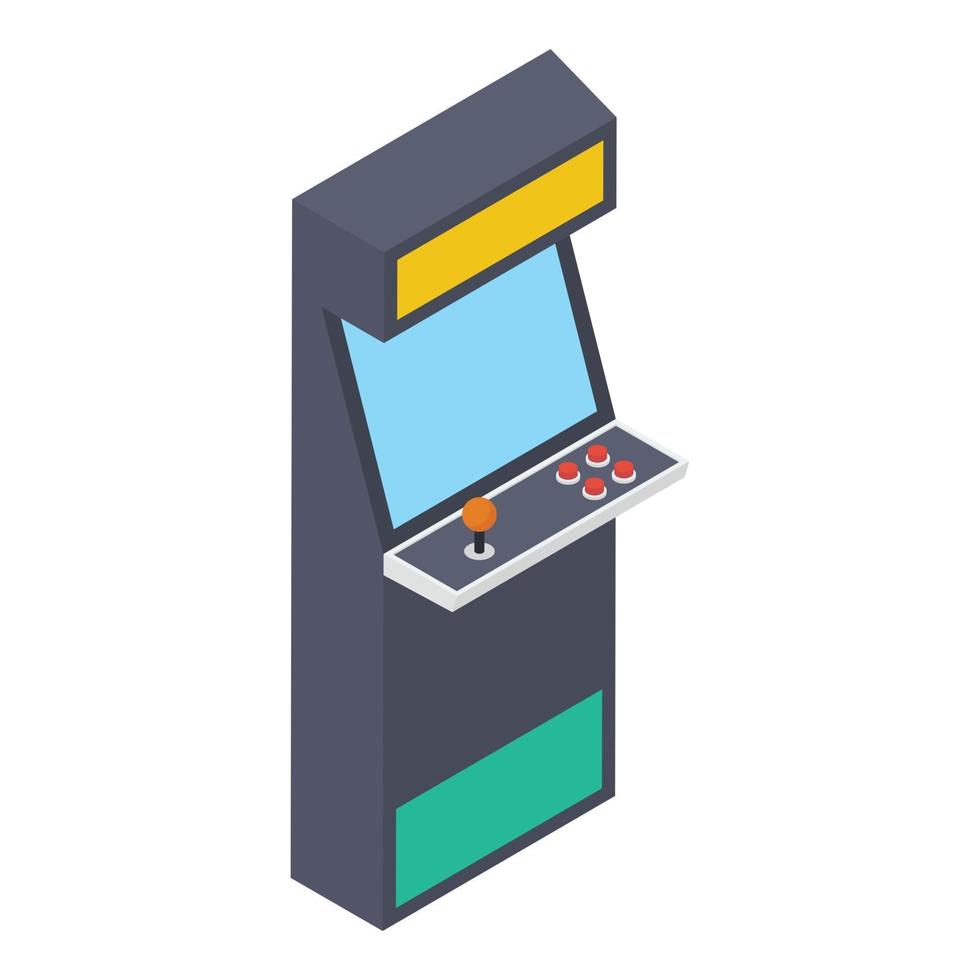 máquina de joystick arcade vector