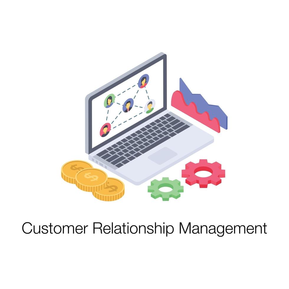 Customer Relationship Management vector