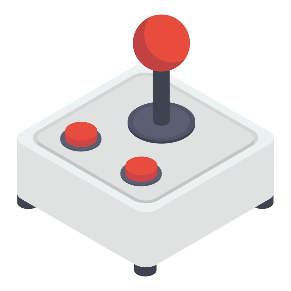 conceptos del controlador de joystick vector