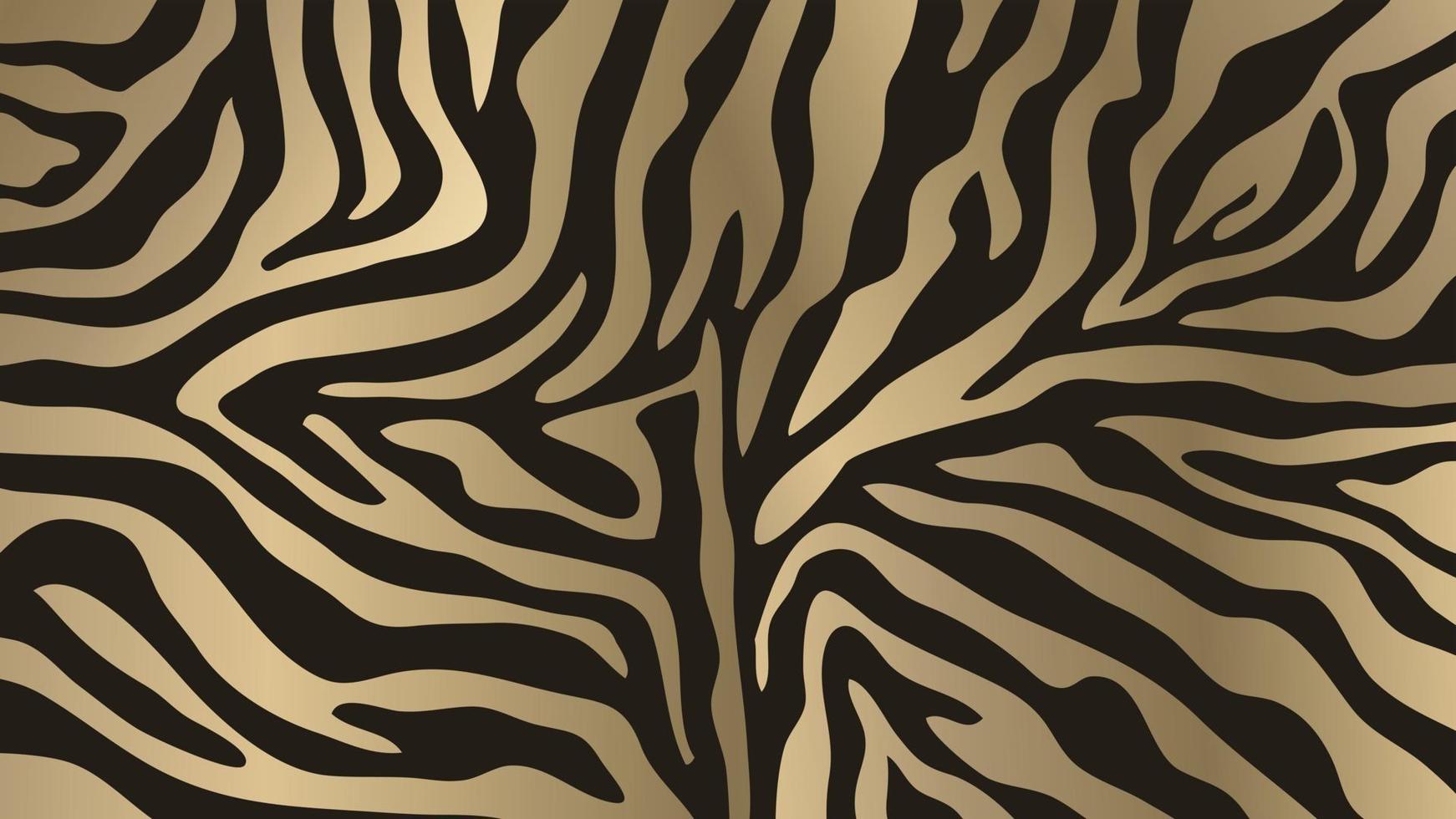 vector de fondo de piel de animal de oro de lujo. piel de animal exótico con textura dorada. Ilustración de vector de piel de leopardo, cebra y piel de tigre.