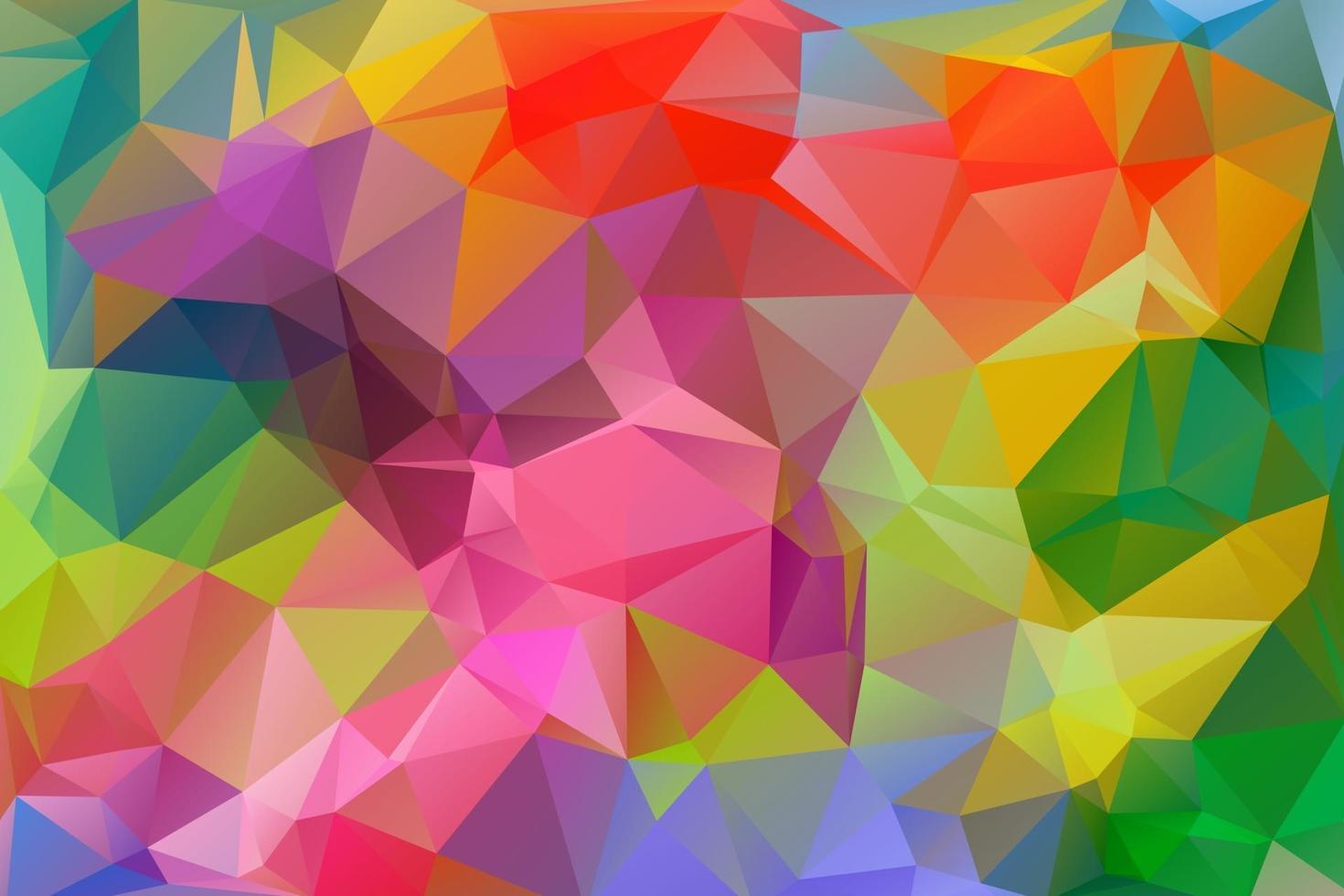 Colorful Polygonal Background. vector