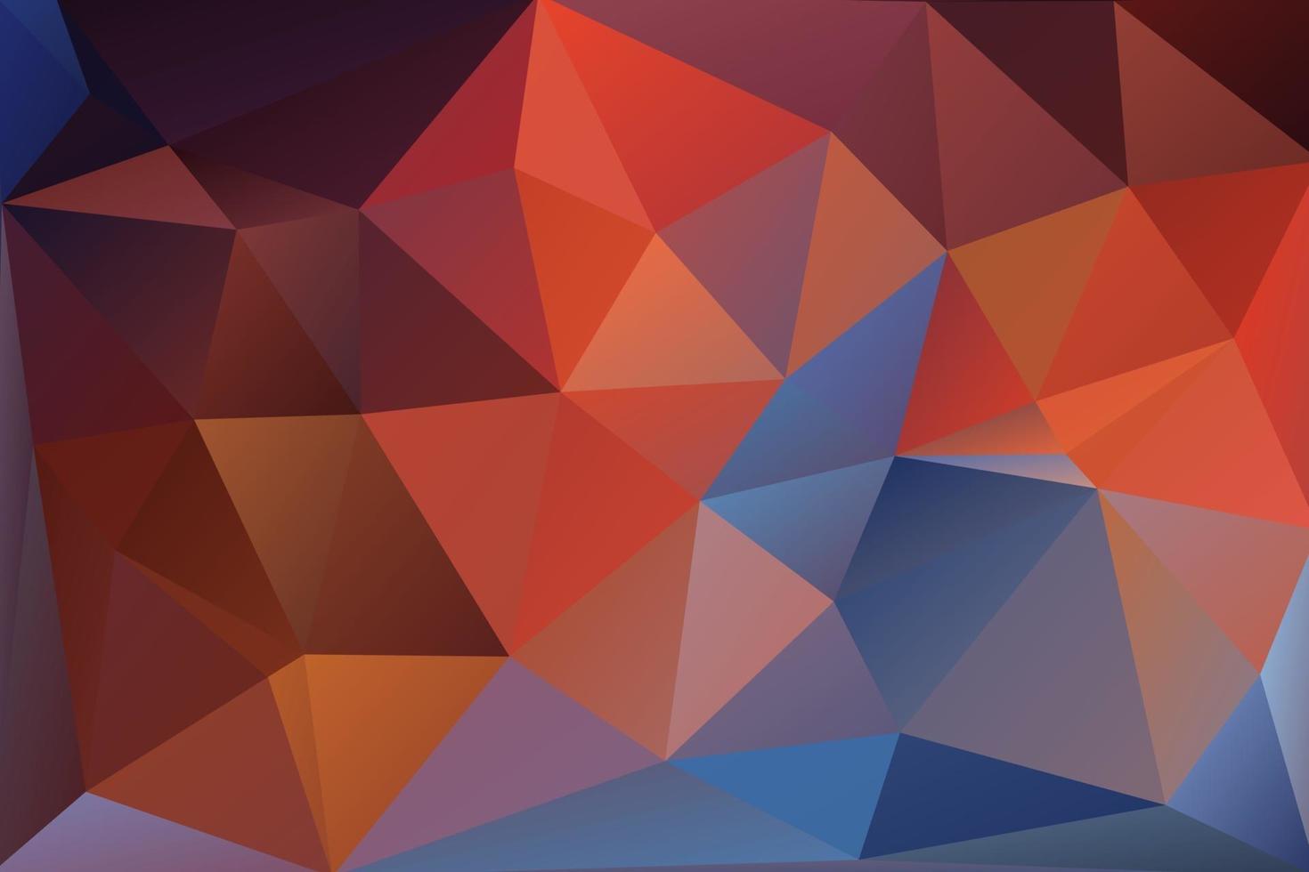 Triangular Polygon Pattern. Low Poly Background vector