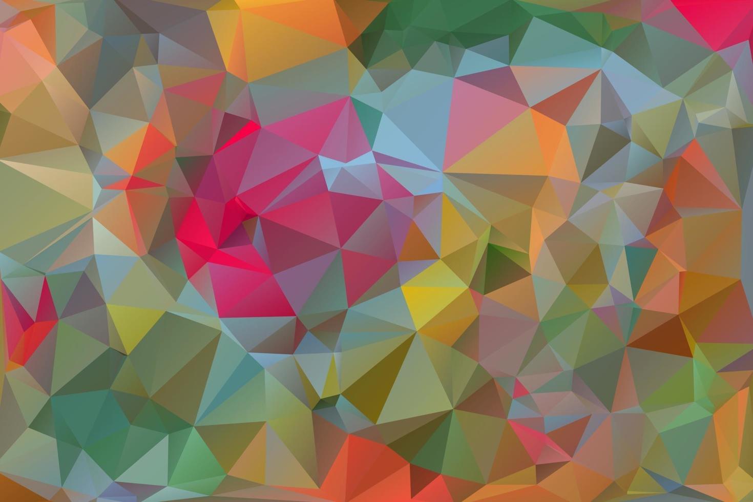 Low Poly Crystal Background. vector