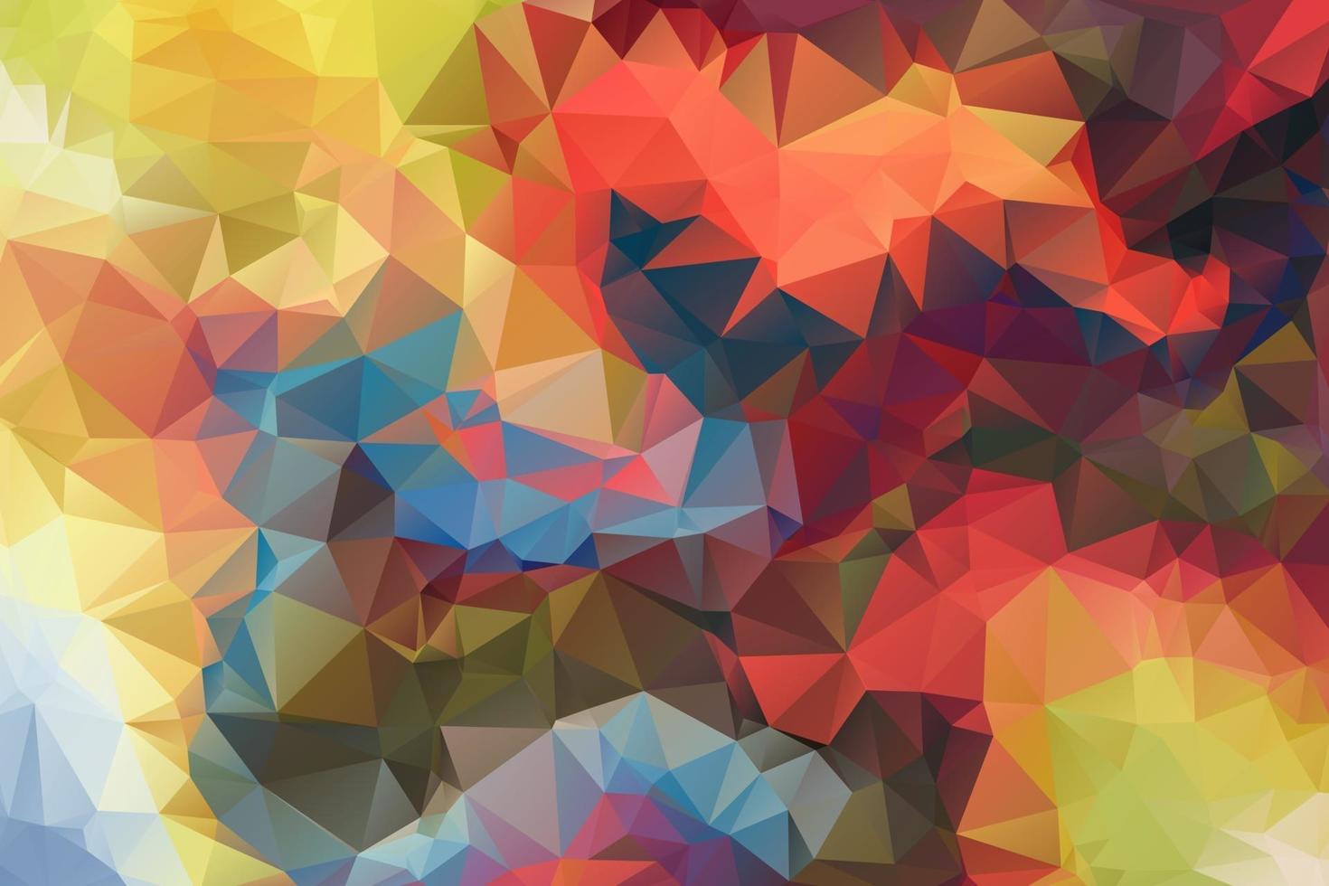 Colorful Polygonal Background. vector