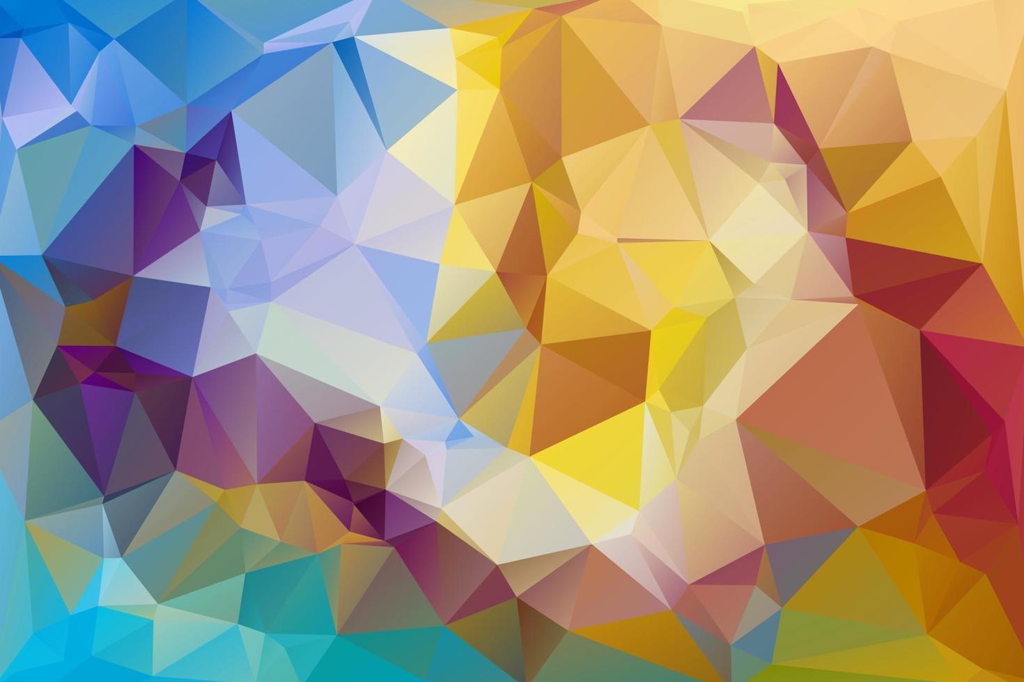 Triangular Polygon Pattern. Low Poly Background vector