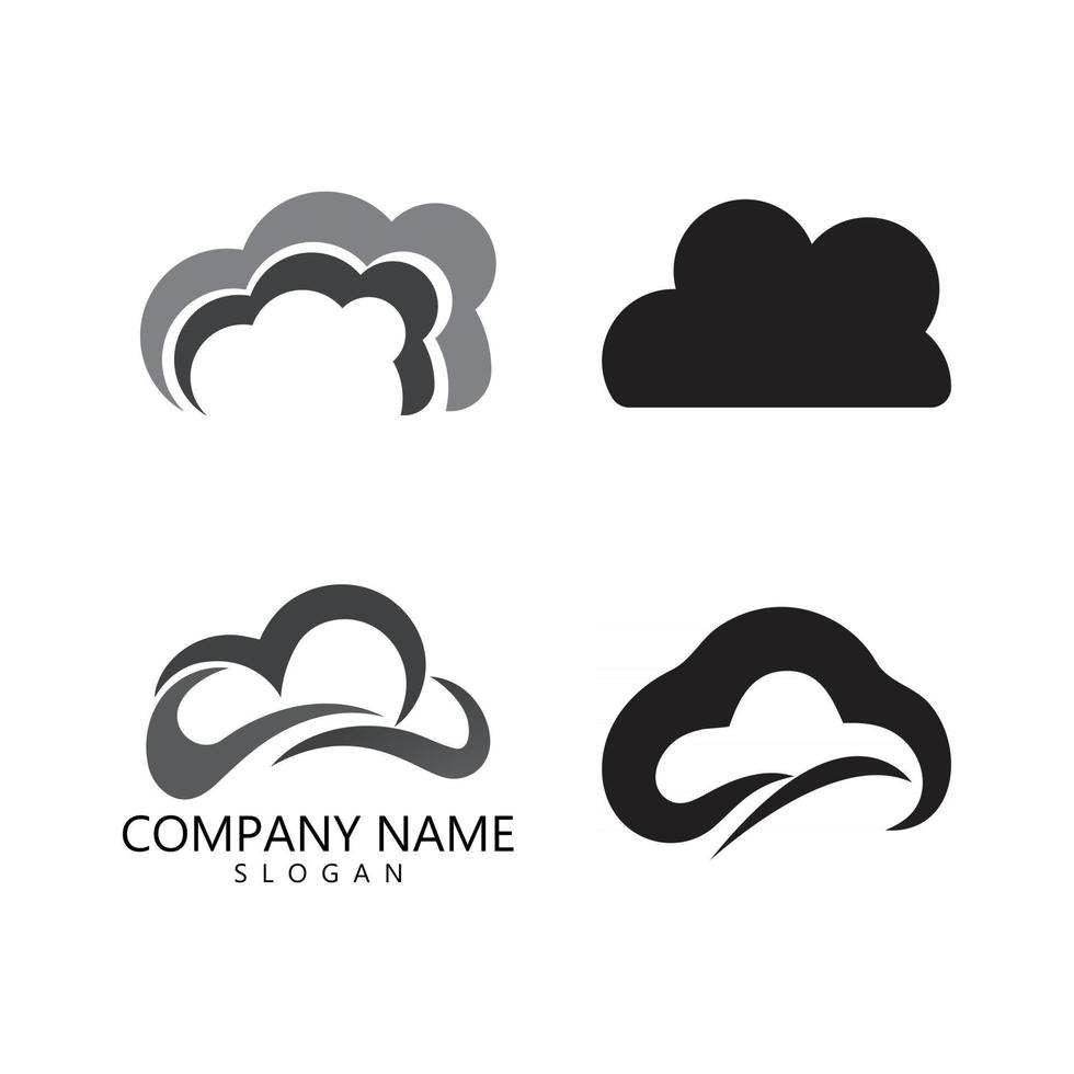 cloud logo vector