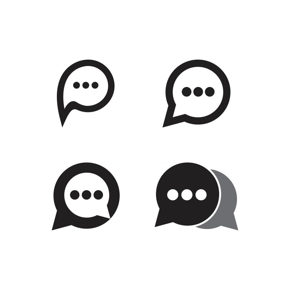 chat icon vector