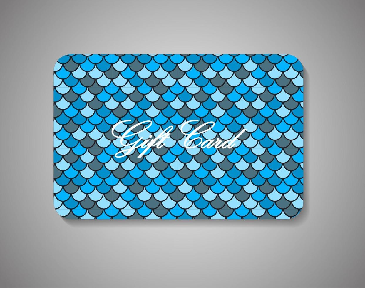 Beautiful Gift Card. Vector Illustration