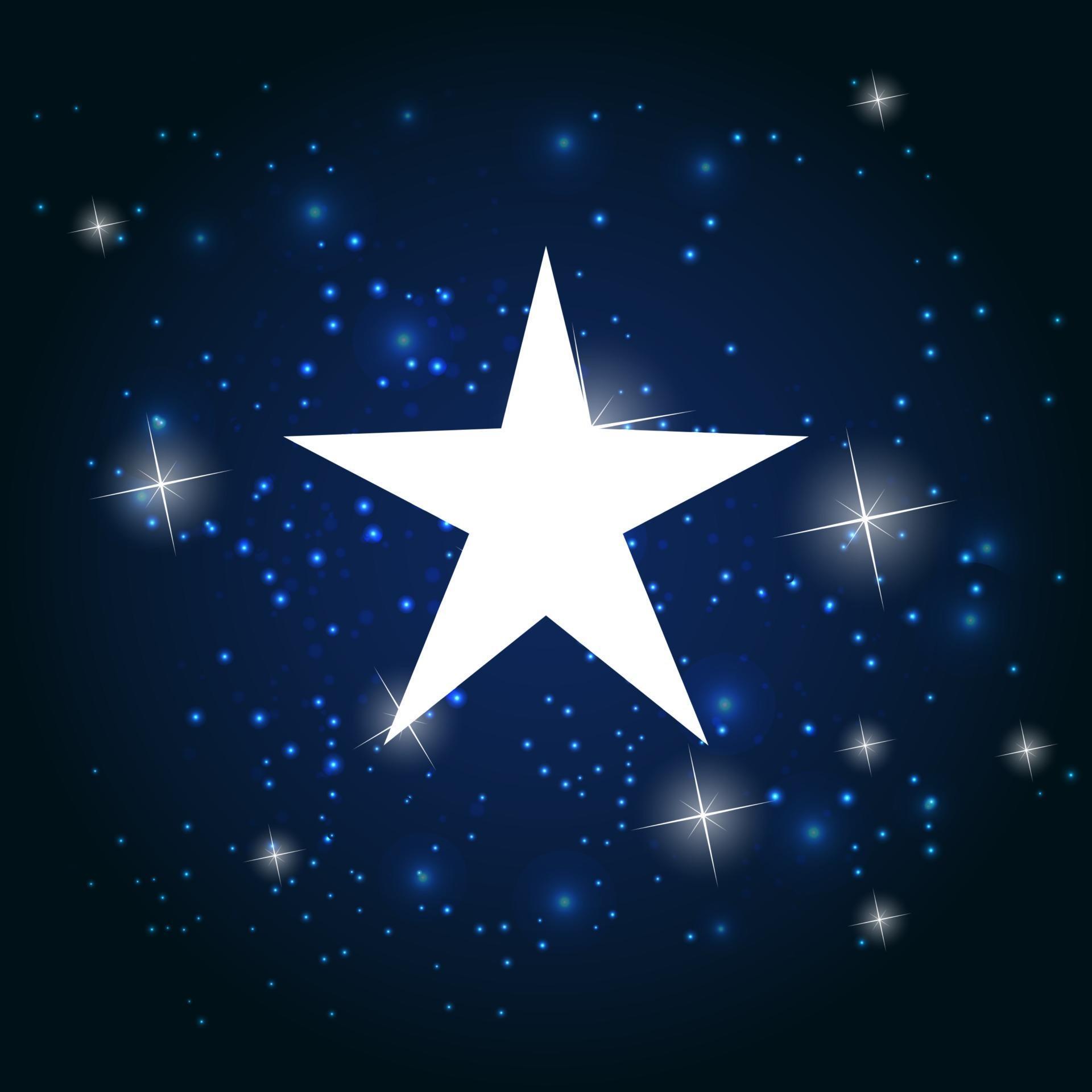 Night Star Sky Vector Illustration Background. 2879039 Vector Art at