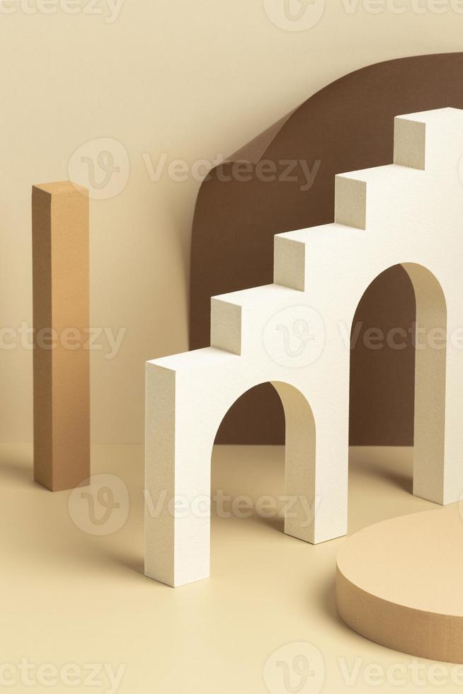 Abstract 3d design elements arrangement photo