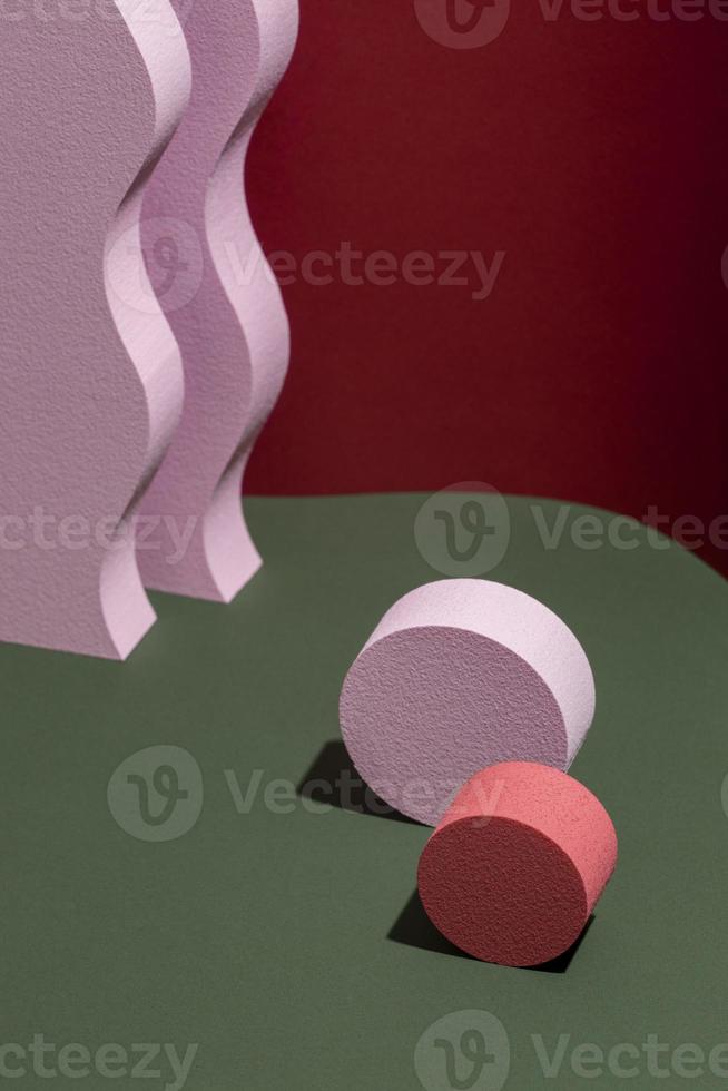 Abstract 3d design elements arrangement photo
