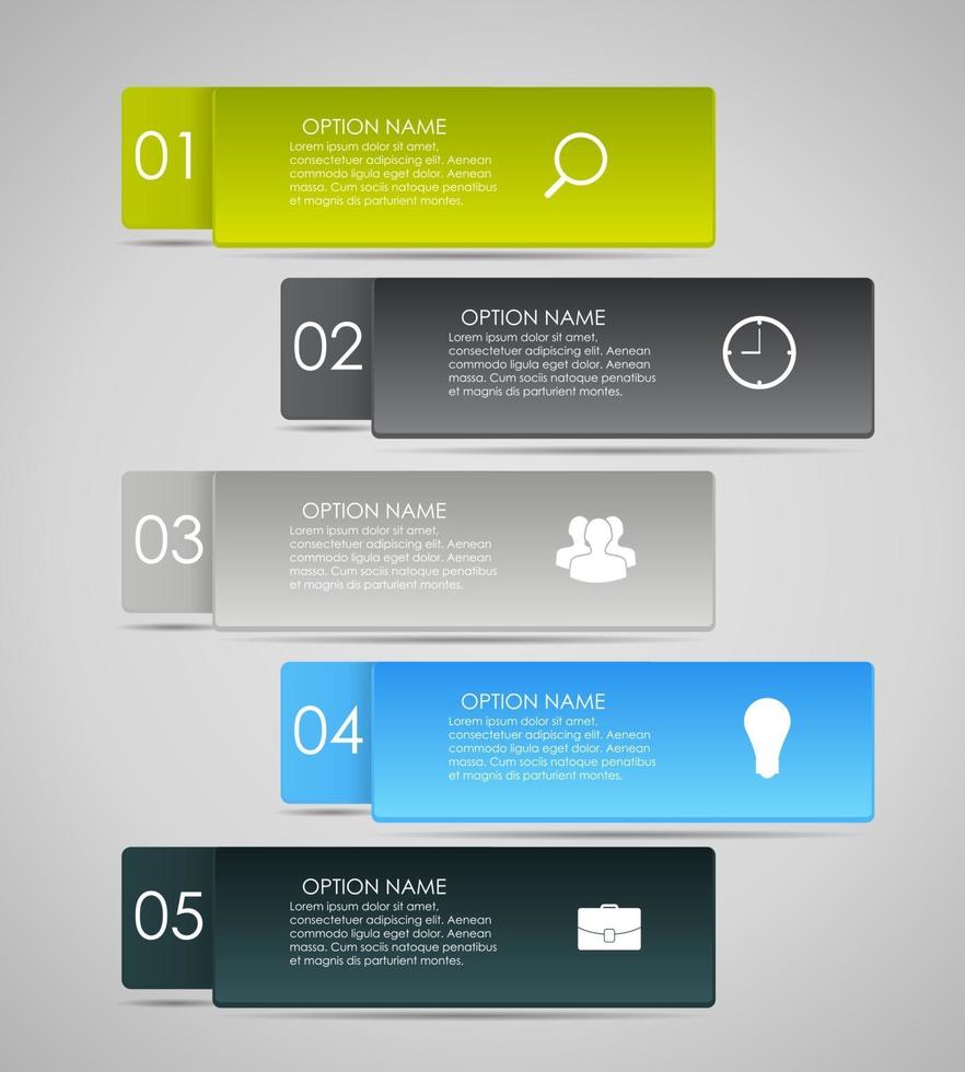 Infographic Templates for Business Vector Illustration