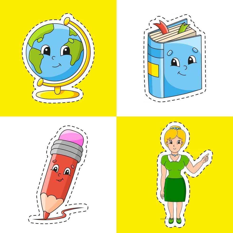 Cartoon character sticker shop design