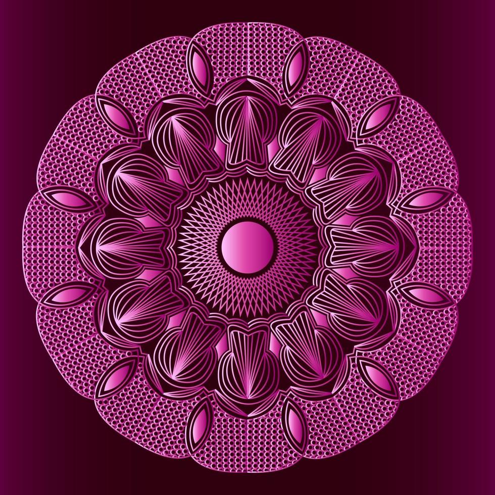 diseño de fondo rosa lavanda geométrica islámica de diseño de decoración abstracta arabescos vector