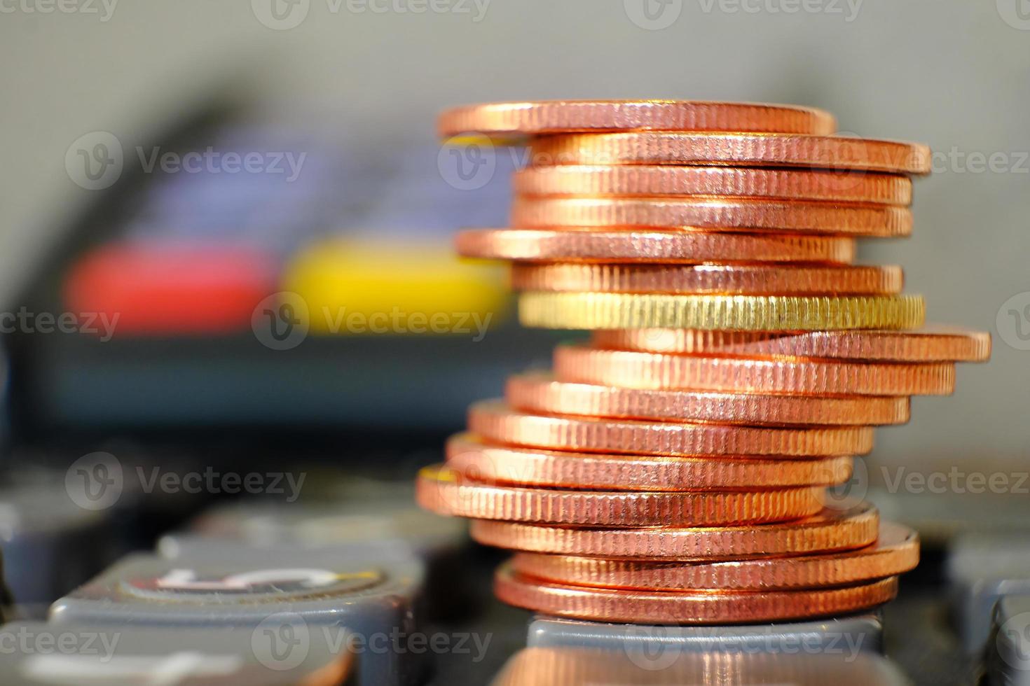 coins on table background and saving money and business growth concept,finance and investment concept, invest it to make it grow even more, Growth money of profitability of professional investment photo