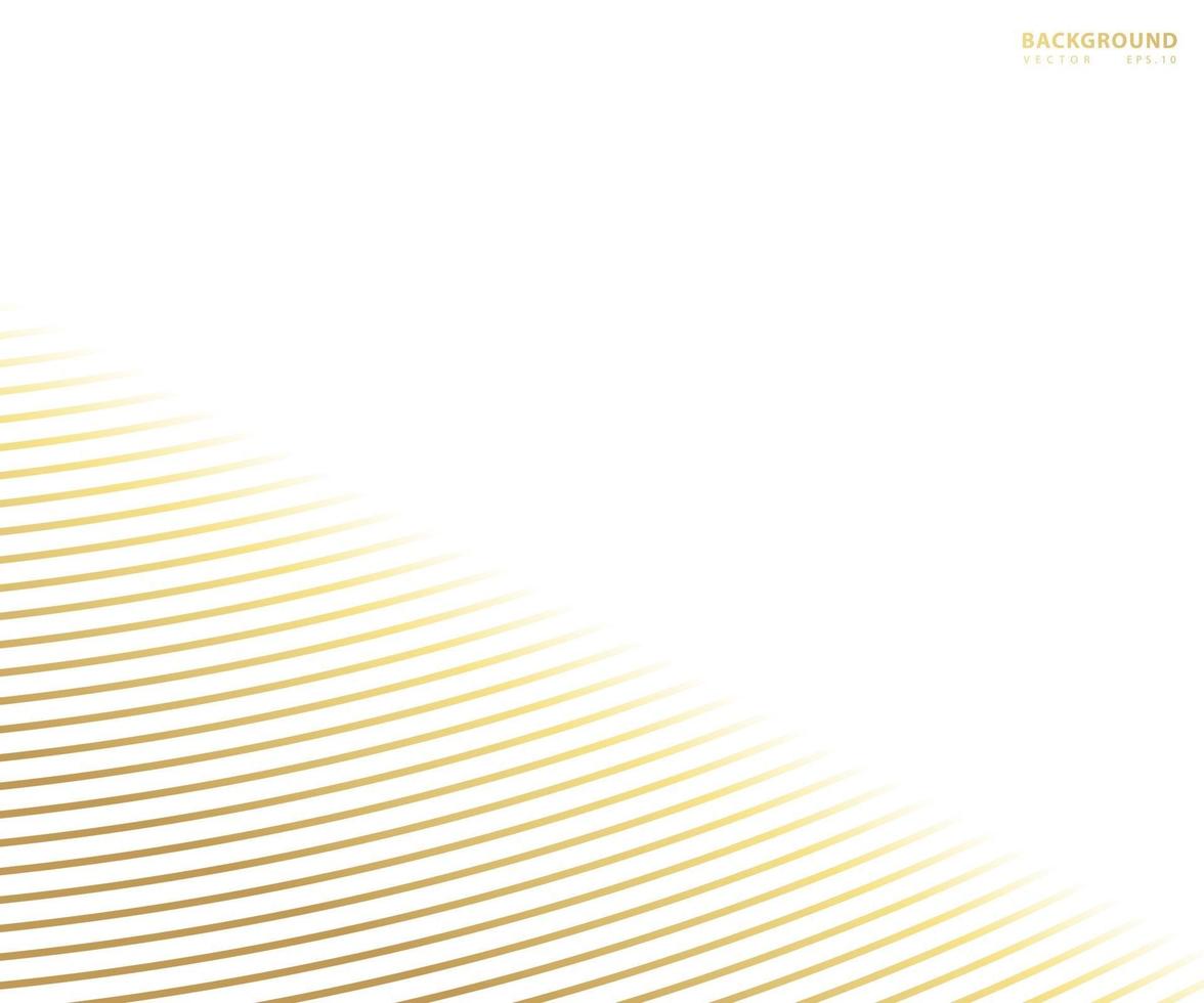 Striped gold texture, Abstract warped Diagonal Striped Background, waved lines texture. Brand new style for your business design, vector template for your ideas