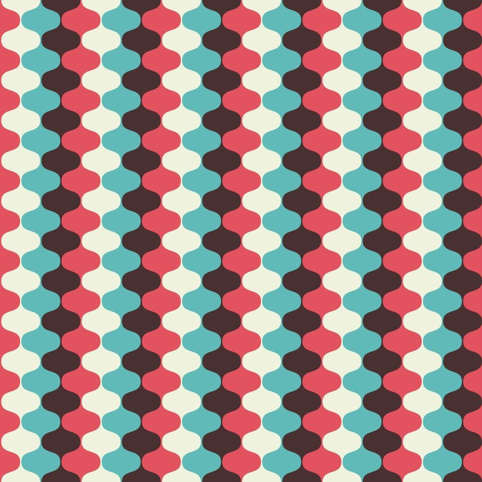 Hypnotic Seamless Pattern Background vector