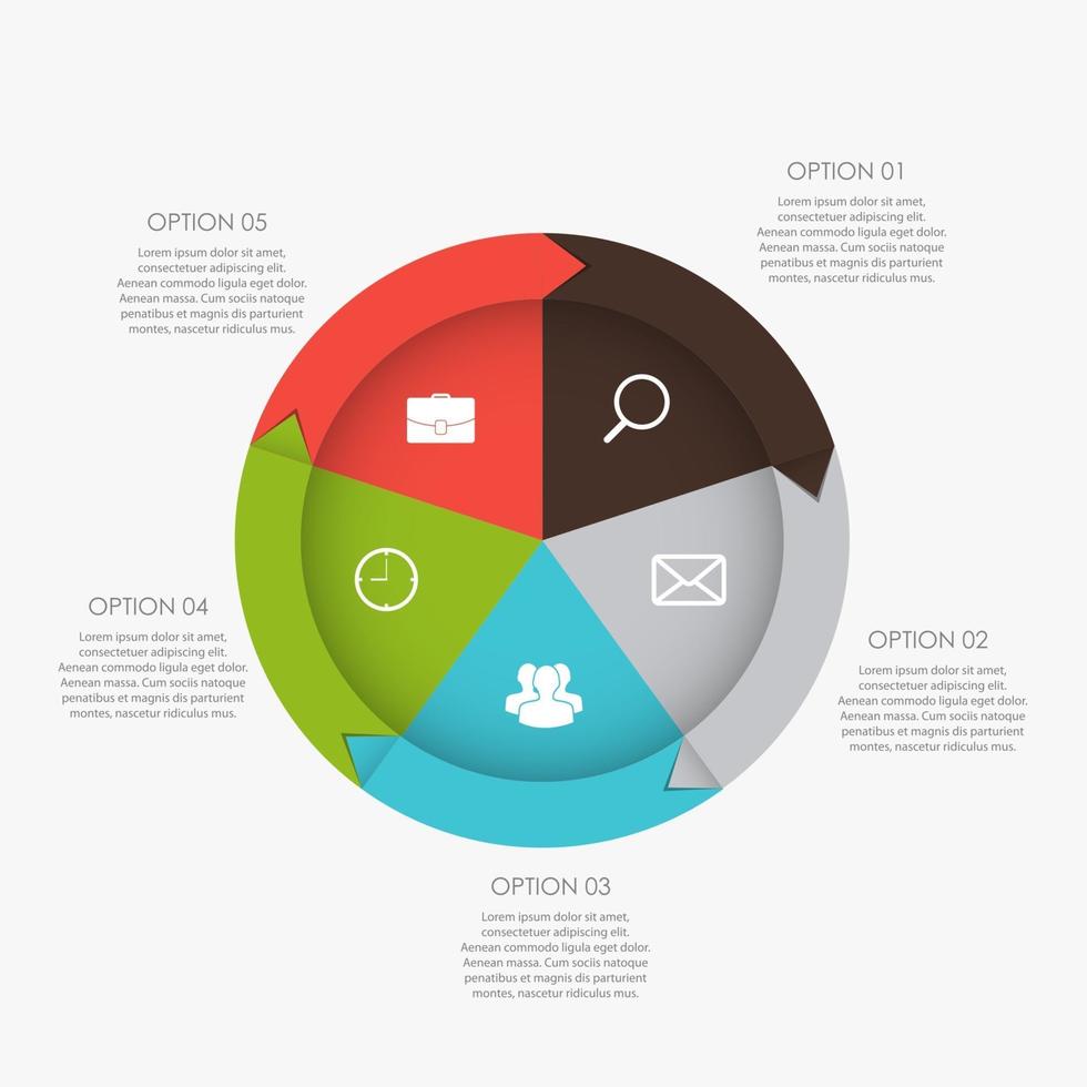 Infographic Templates for Business Vector Illustration.