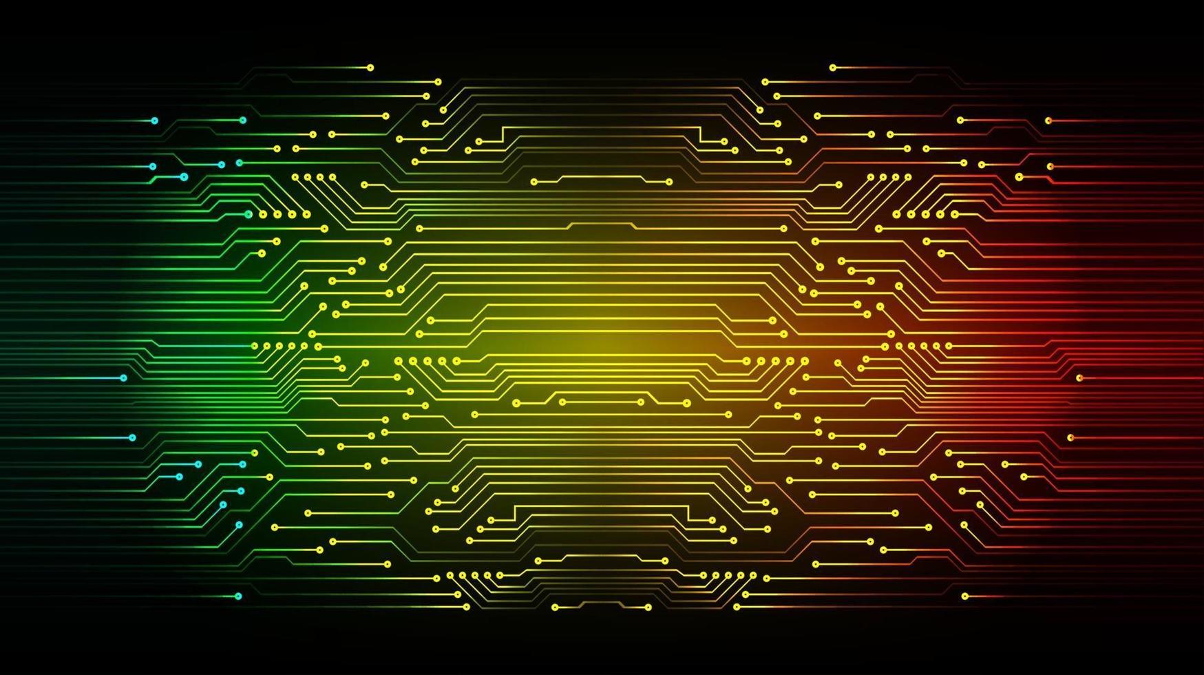 cyber circuit future technology concept background vector