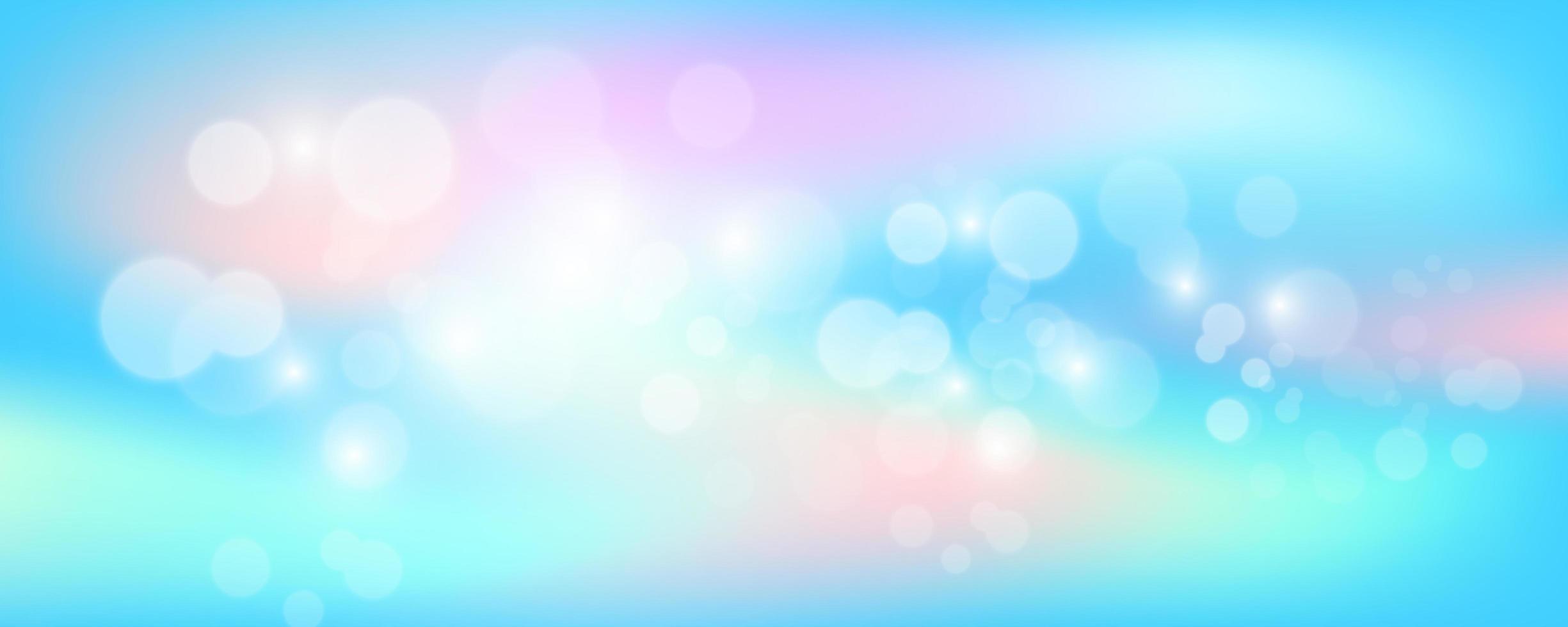 Bright holographic background with sparkles, vector illustration.