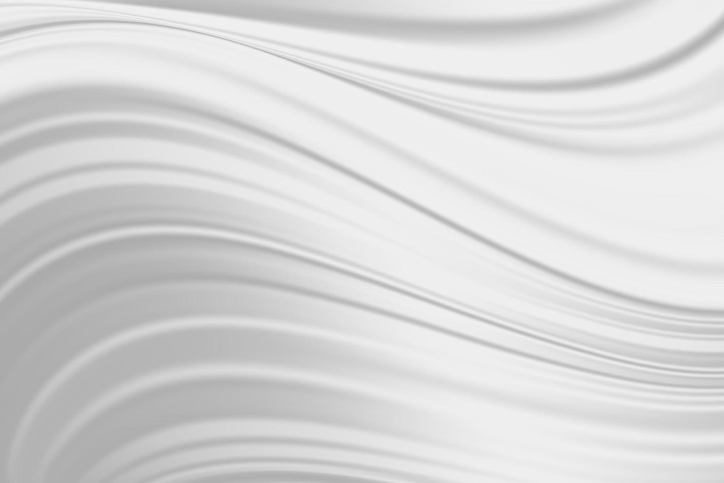 Textura de seda de tela blanca abstracta. ondas de leche para el fondo vector