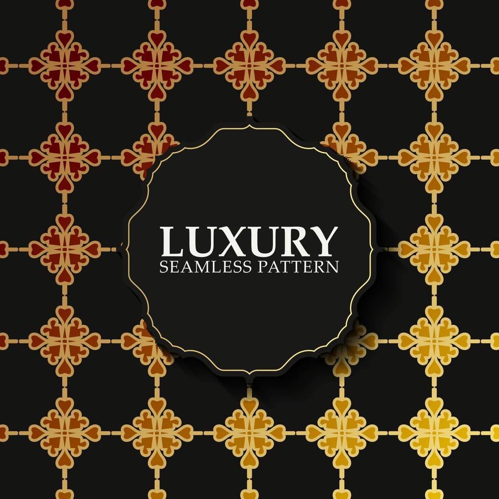 luxury dark seamless pattern background vector