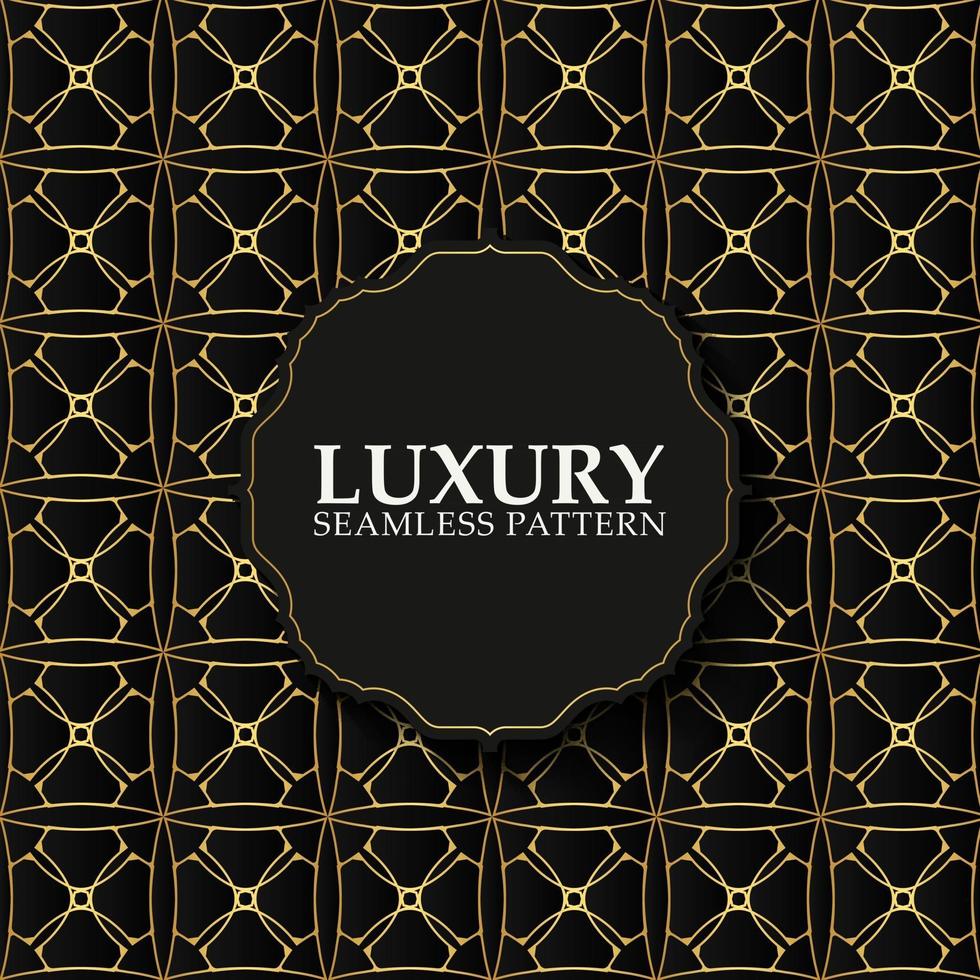 luxury dark seamless pattern background vector