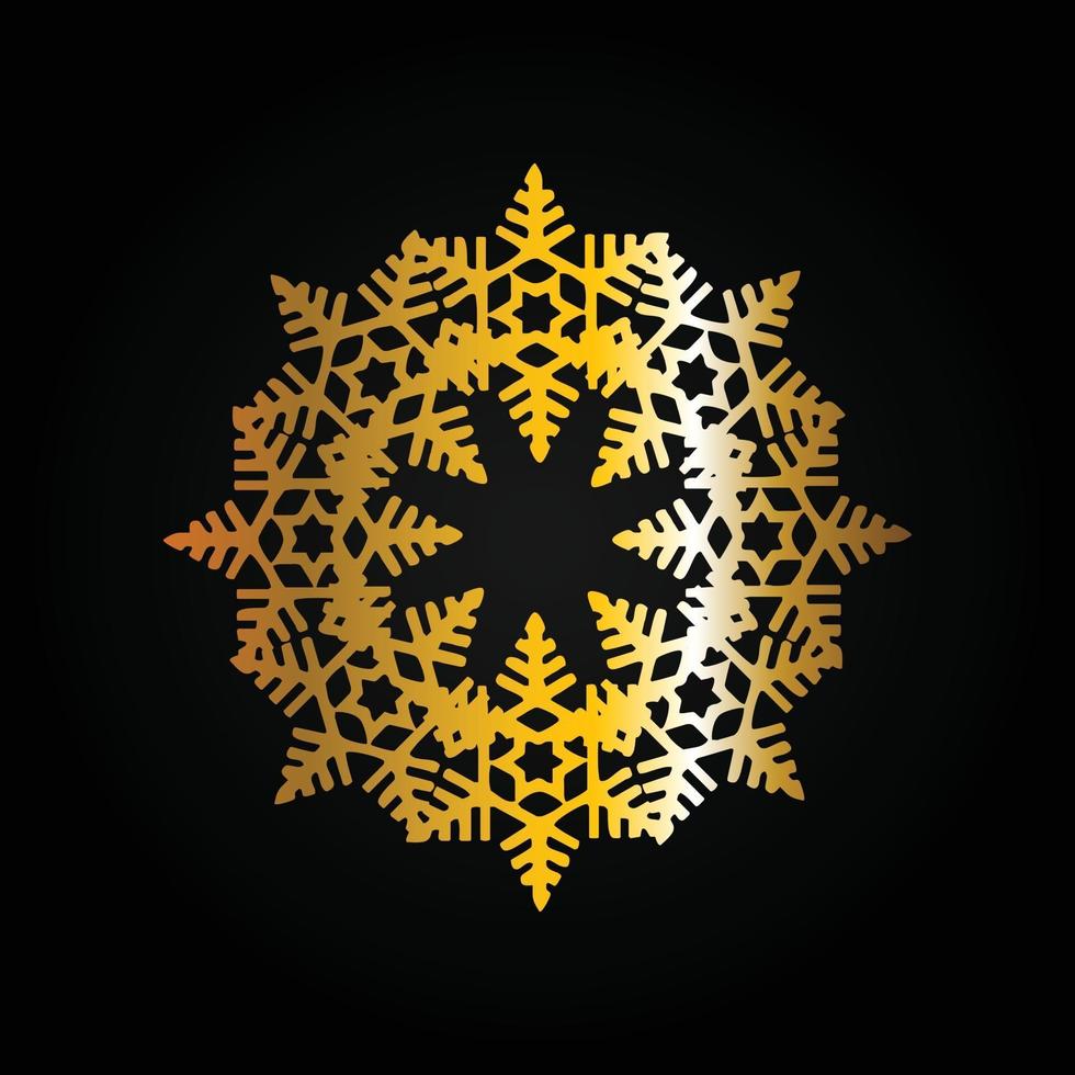 Mandala Golden Decorative And Ornamental Lines Abstract design vector