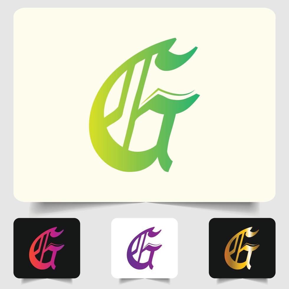 G letter logo abstract design vector