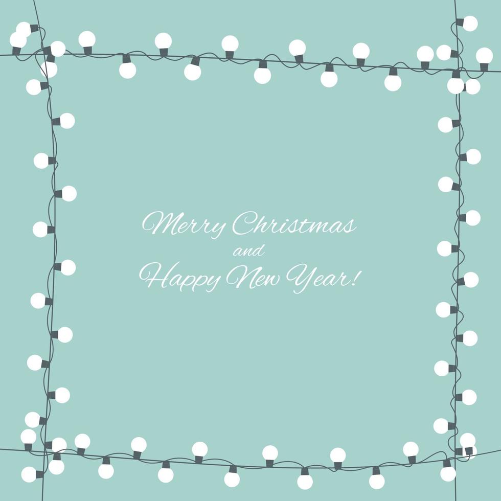 Abstract Beauty Merry Christmas and New Year Background. Vector