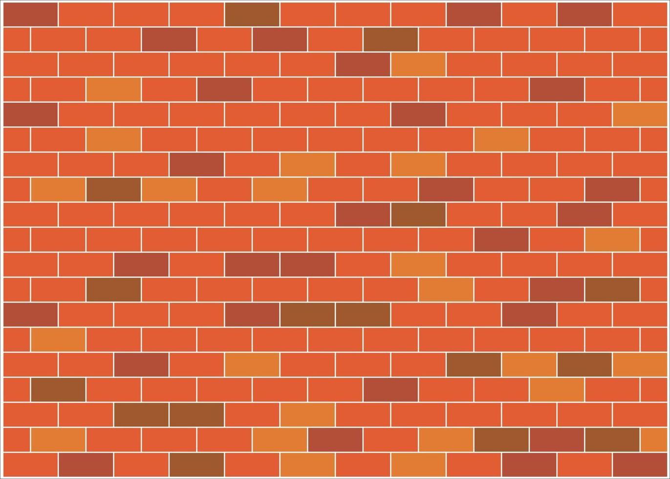 Brown brick wall background vector wallpaper