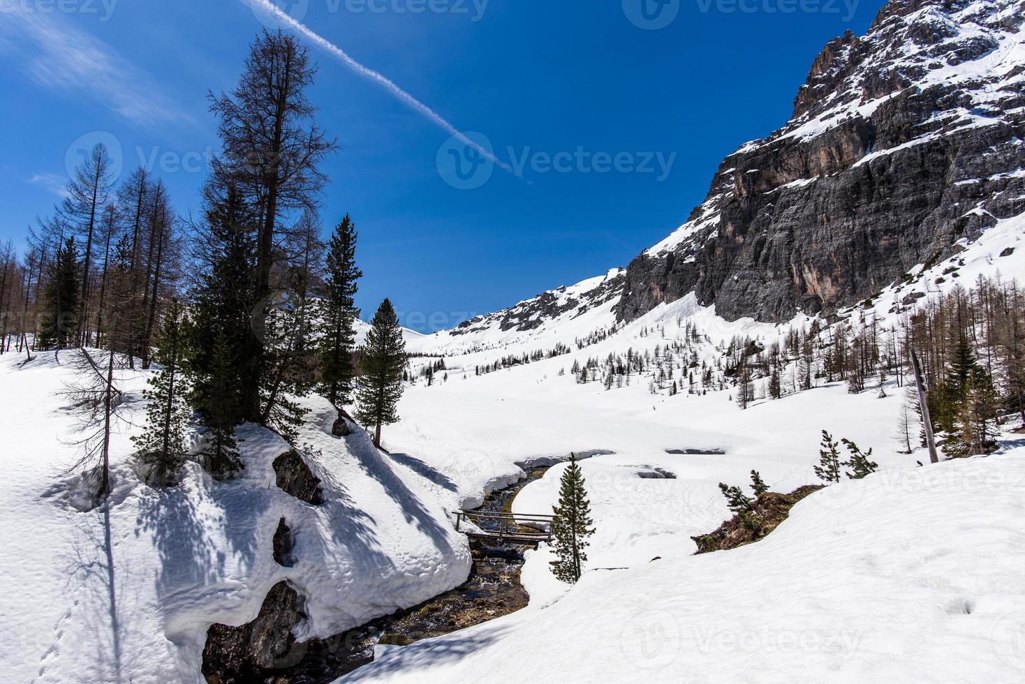 Dolomites of Cortina d'Ampezzo in the upper Valle del Boite Belluno Italy photo