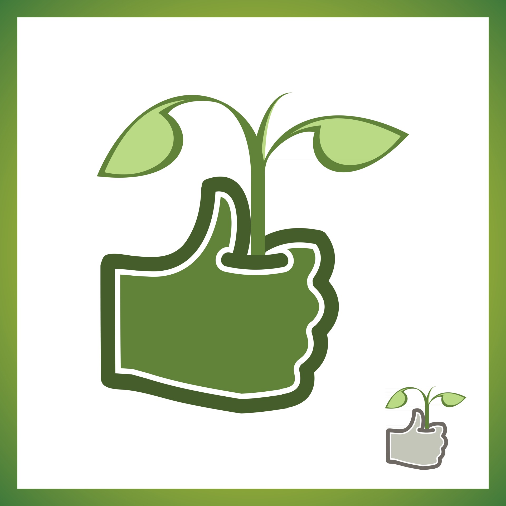 Care of plant line icon. Hand, holding, sapling, leaf. Gardening ...