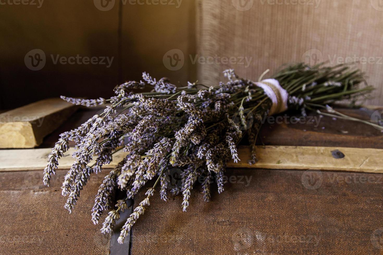 lavanda seca para dar buen sabor foto