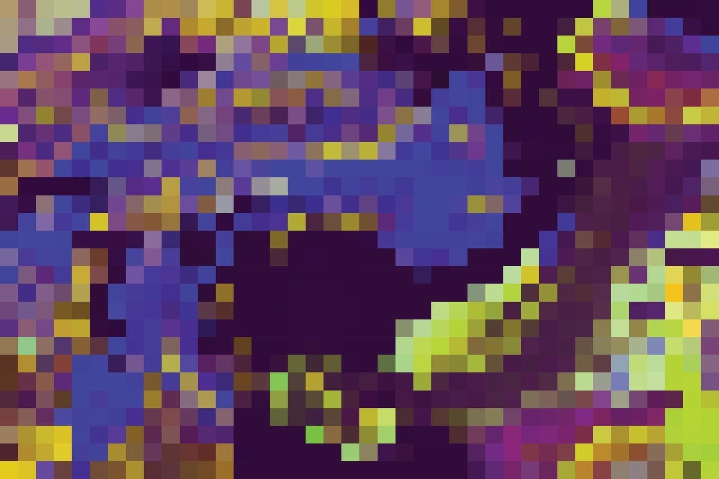 Pixeles creative background vector