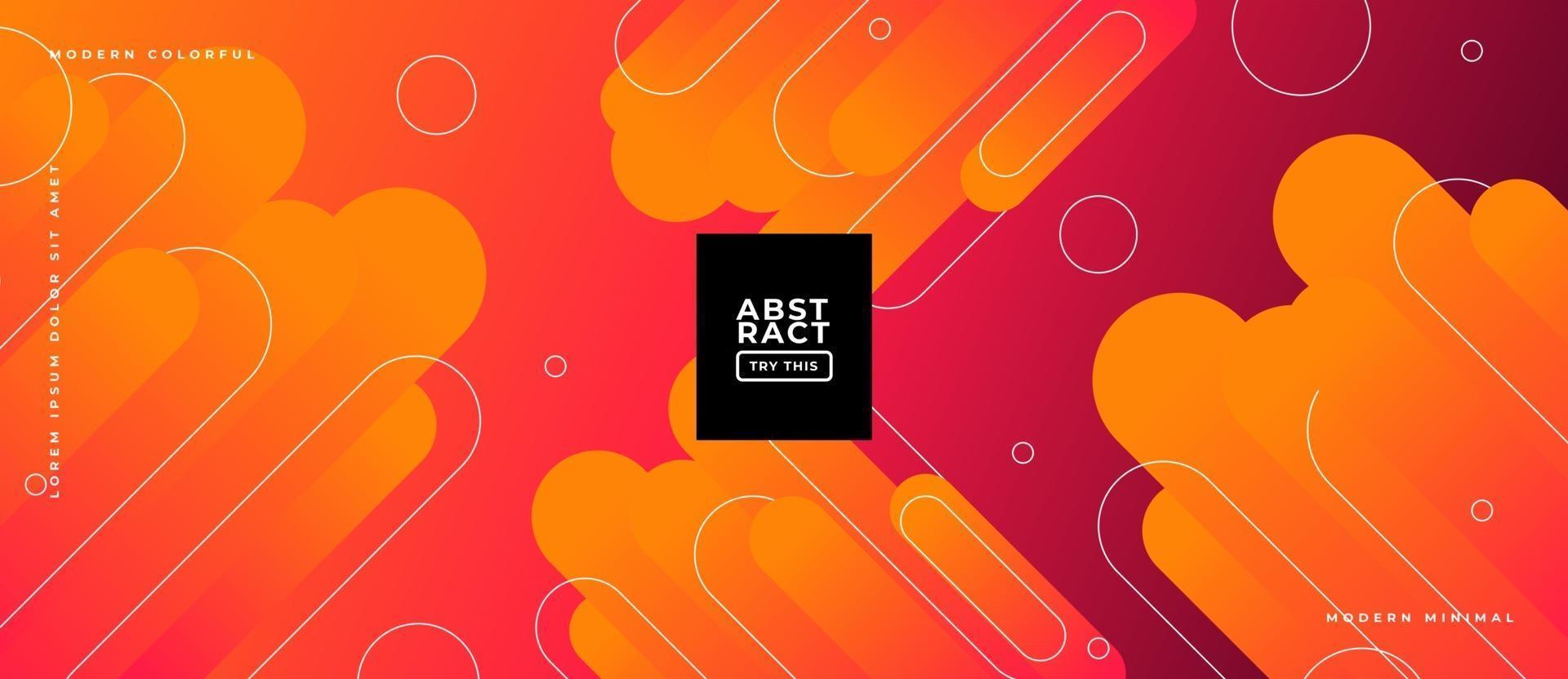 Duotone Geometric Shapes Abstract Background. vector