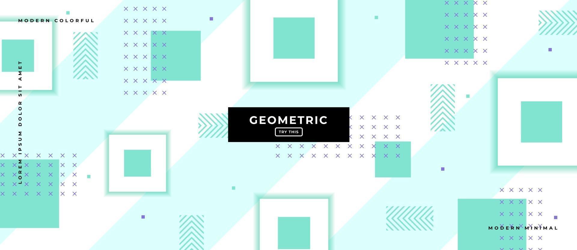Polygon Rectangle Geometric Shapes Background. vector