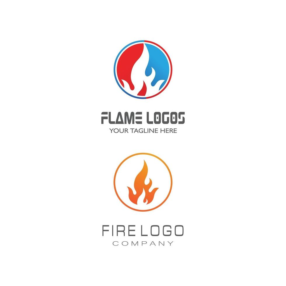 fire logo modern simple gradient. flame logo clean simple. vector