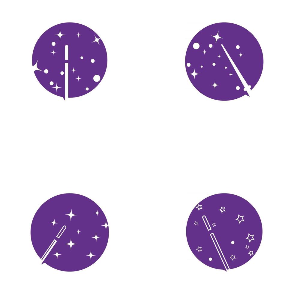 Wand Magic stick icon vector template