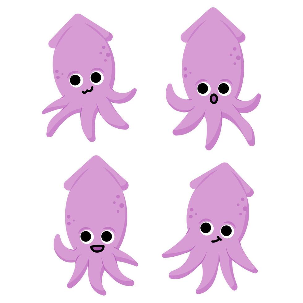 animal cartoon set vector