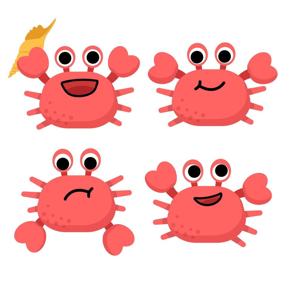 animal cartoon set vector