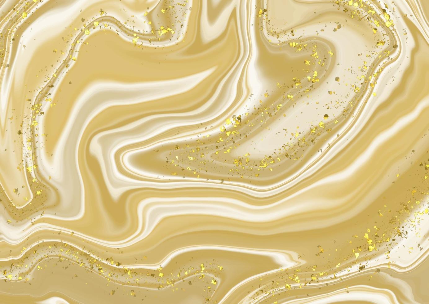 Fondo de mármol abstracto con elementos dorados brillantes. vector