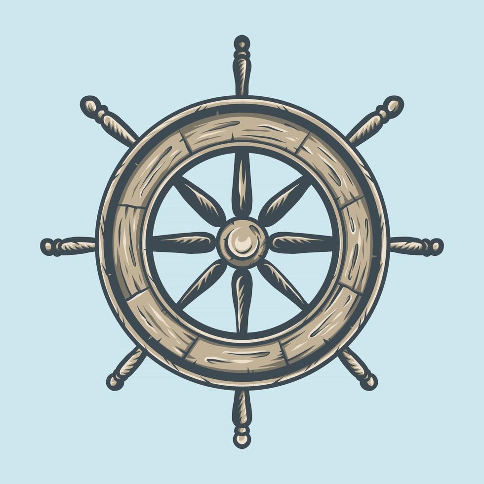 vintage marine symbols vector