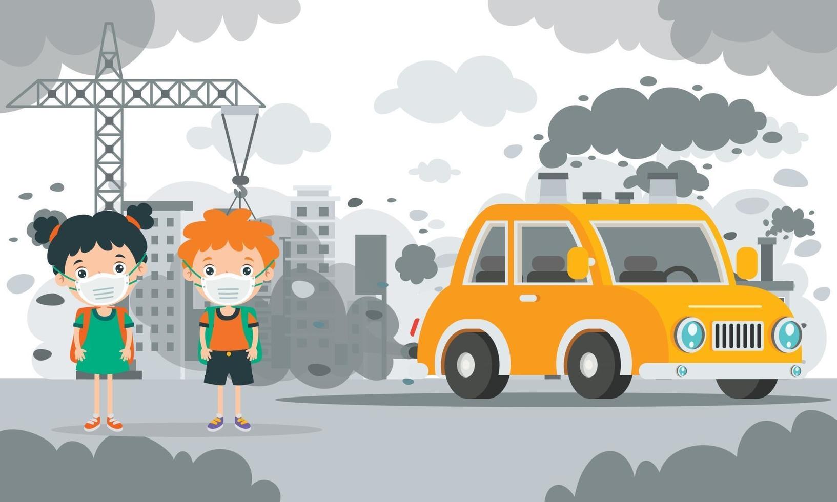 Concept Drawing Of Air Pollution 2886470 Vector Art at Vecteezy Concept Drawing Of Air Pollution 2886470 Vector Art at Vecteezy