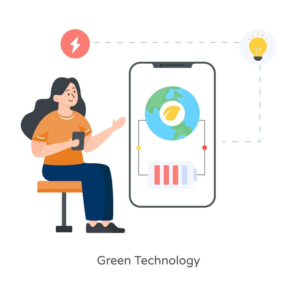 Green Technology and Energy vector